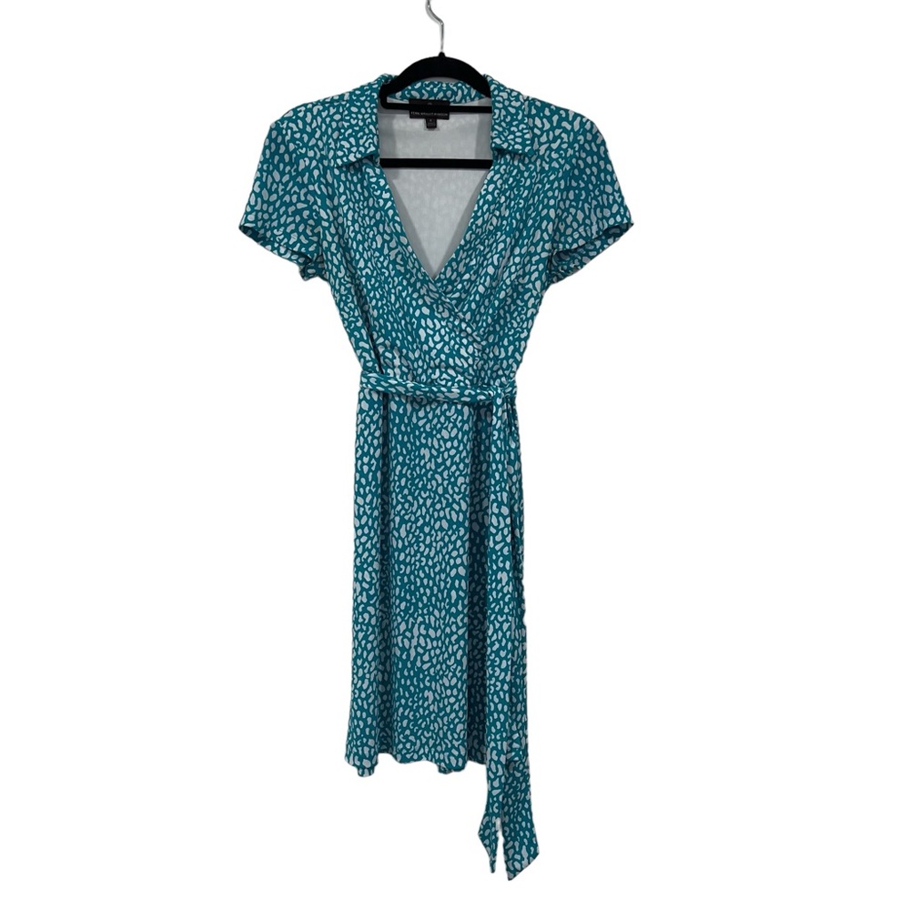 Penn Wright Manson Faux Wrap Dress Size 8